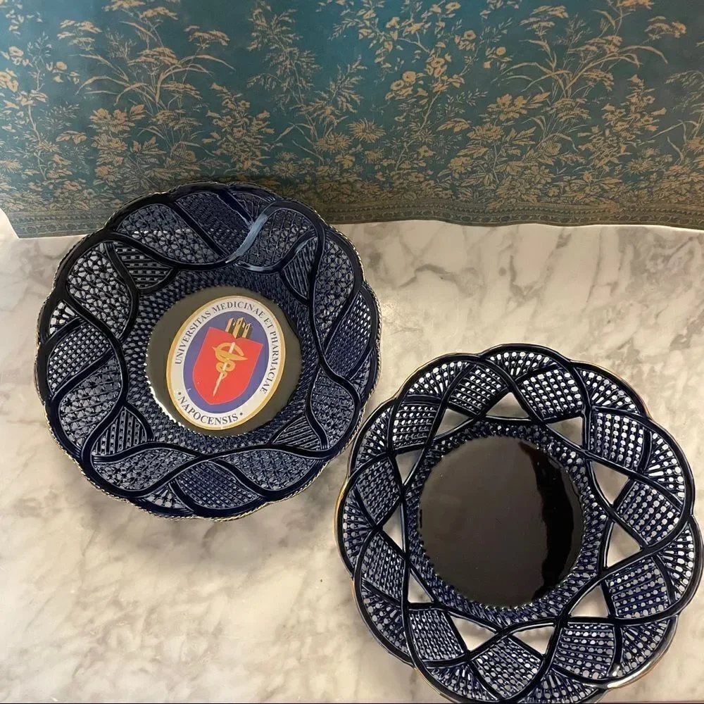 Set of Romanian Cluj-Napoca Reticulated Lace Bowls